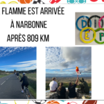 La flamme est arrivée à Narbonne après 809 kilomètres