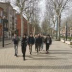 Le groupe dans les rues de Toulouse