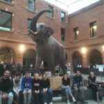 Photo de groupe devant le musée d'histoires naturelles