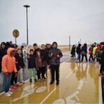 Les participants de l'IME de Pépieux pendant la randonnée