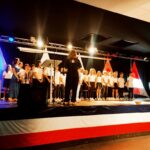 La chorale sur scène