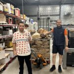Kilian, fier, prend la pose avec ses collègues