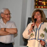 Discours d'Isabelle Chesa, 1ère adjointe au Maire de Carcassonne. A ses côtés, le Président de l'APAJH Aude, Jean-Claude Rouanet