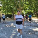 Partie de pétanque