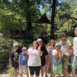 Photo de groupe dans le zoo