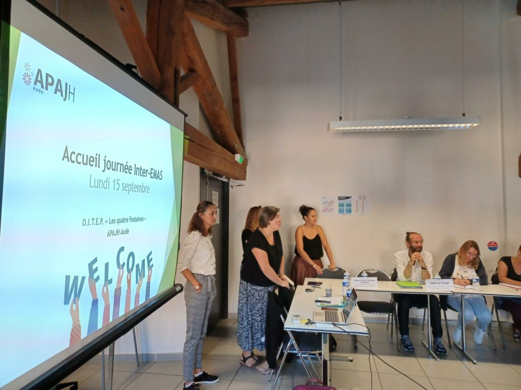 La directrice du DITEP et de l'EMAS accueille les participants