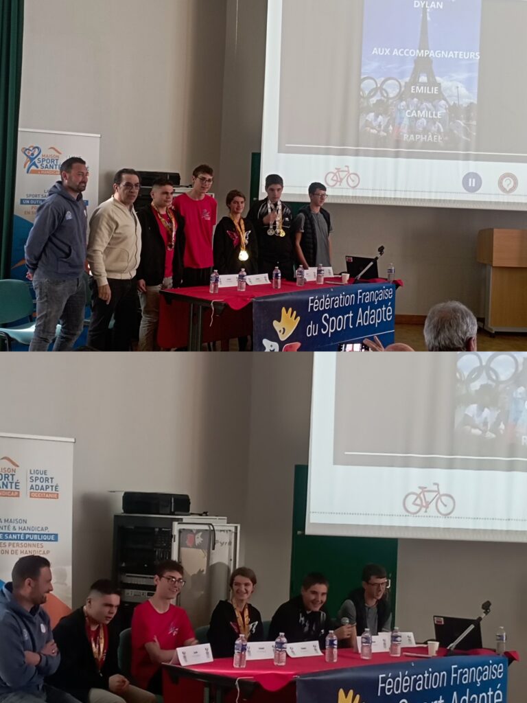 Le groupe, en tribune, témoigne de son expérience